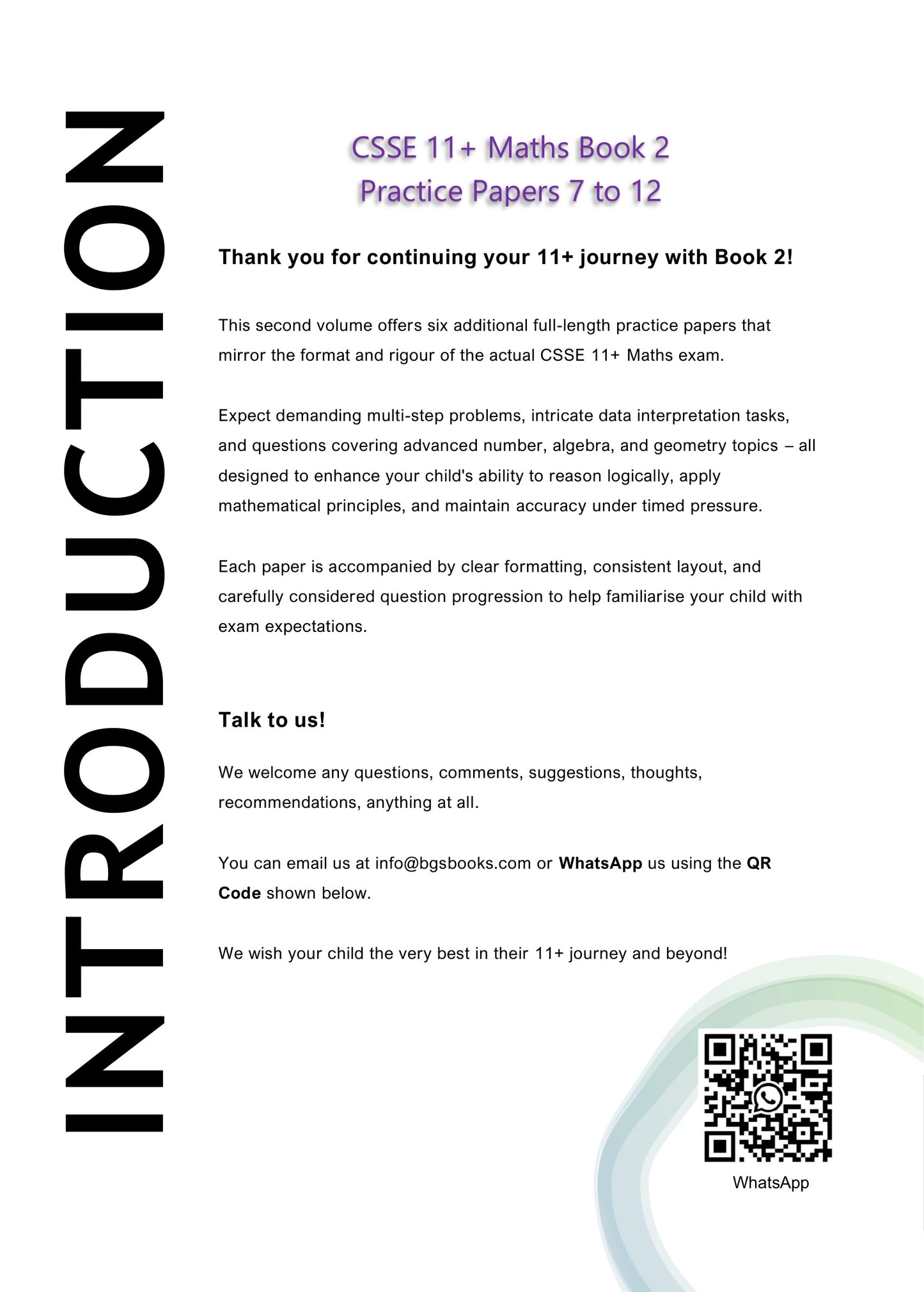 CSSE 11+ Maths Practice Papers: Book 2