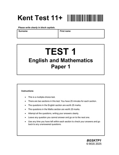 Kent GL 11+ Practice Papers: Five Full Papers