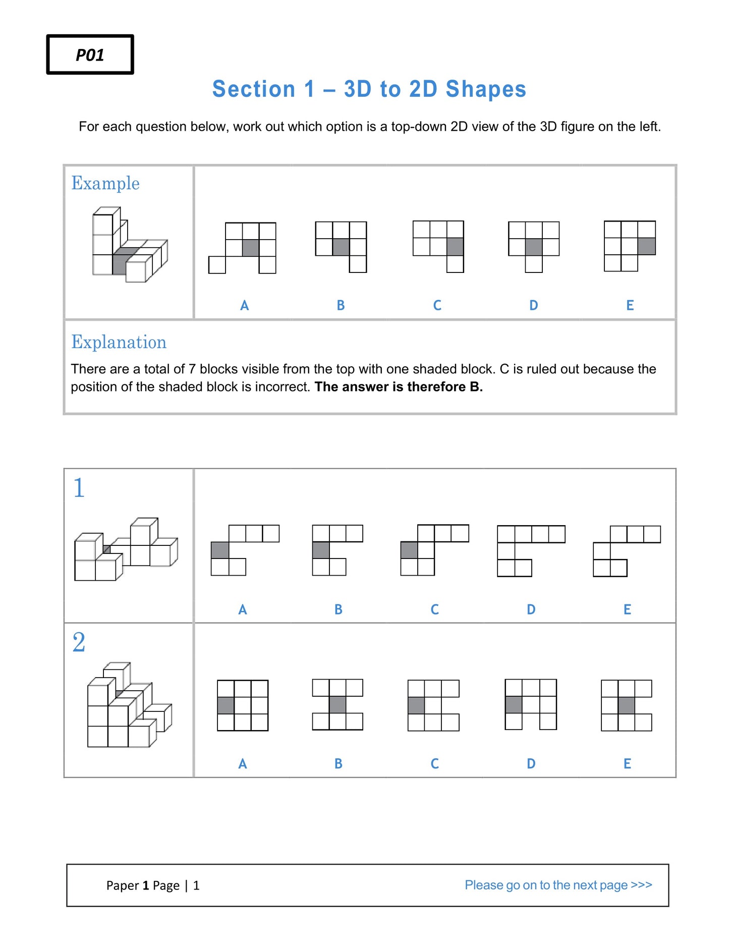 11+ Non-Verbal Reasoning Practice Papers: GL Format Book 1