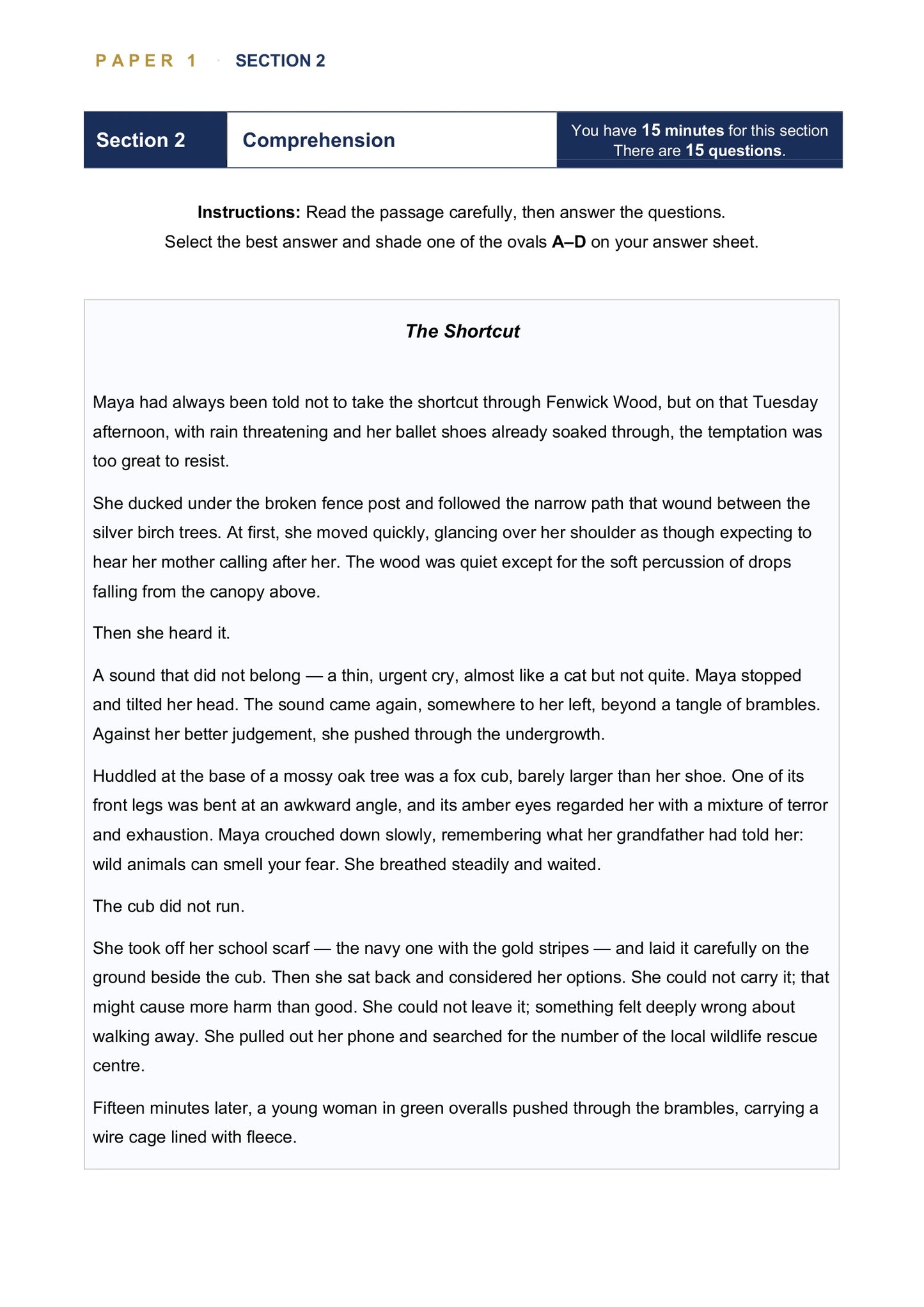 FSCE Style 11+ Practice Papers: Book 1