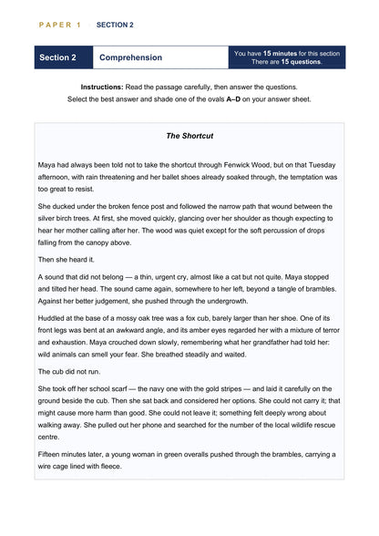 FSCE Style 11+ Practice Papers: Book 1