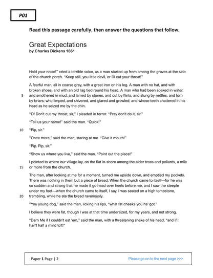 11+ English Practice Papers: GL Format Book 1