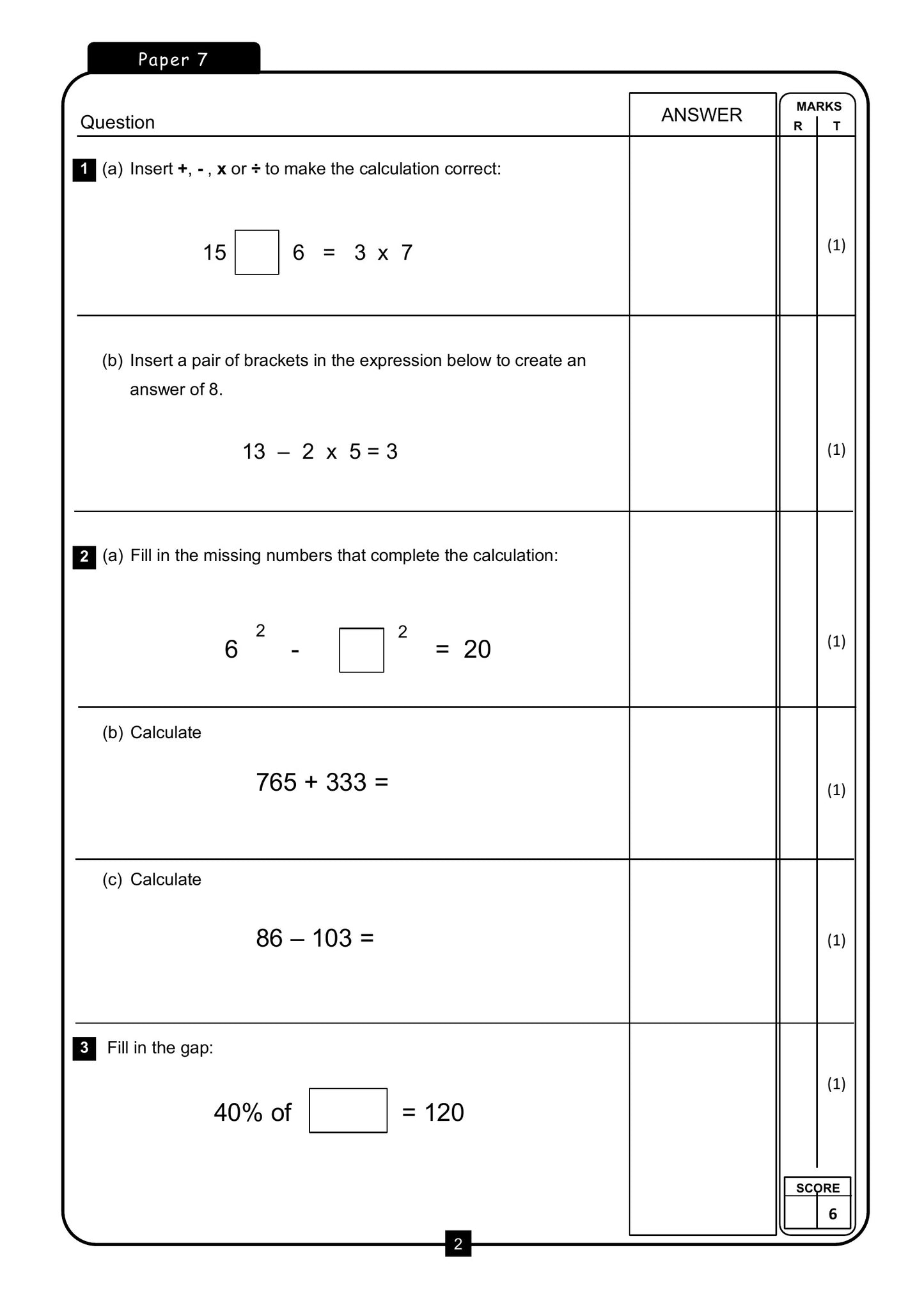 CSSE 11+ Maths Practice Papers: Book 2
