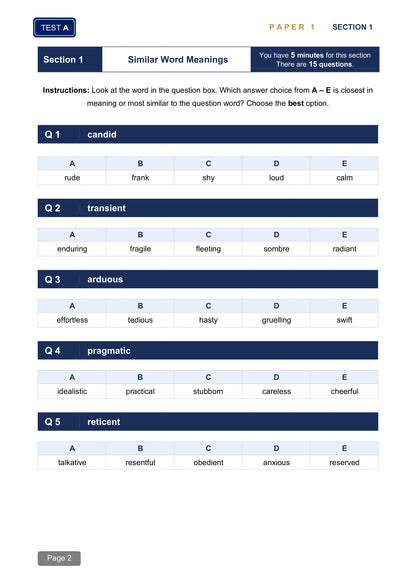 FSCE Style 11+ Practice Papers: Book 3