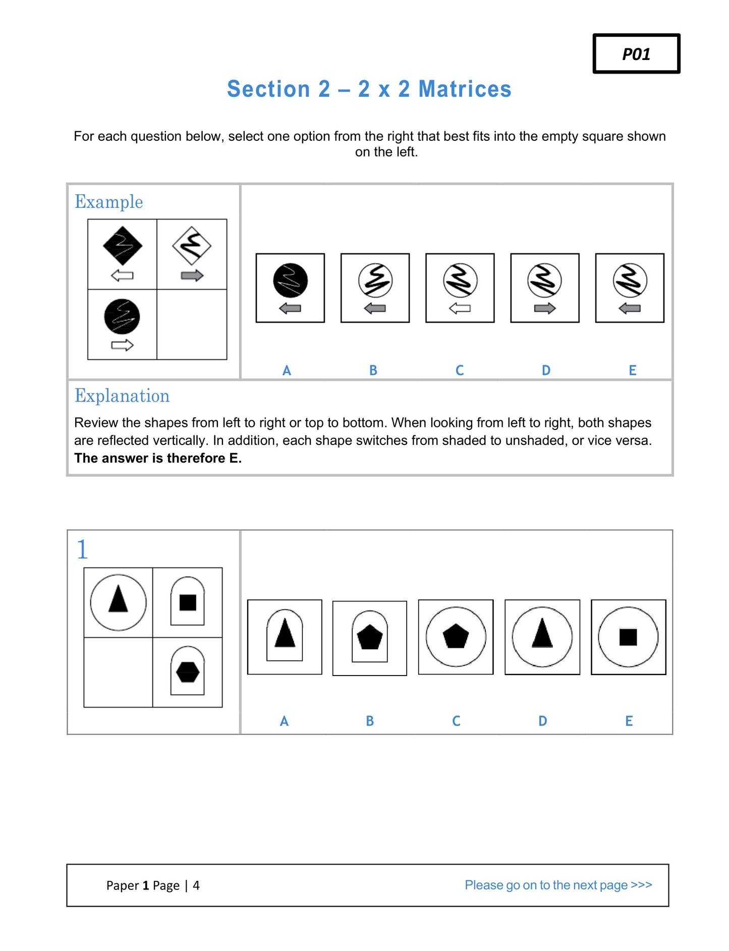 11+ Non-Verbal Reasoning Practice Papers: GL Format Book 1
