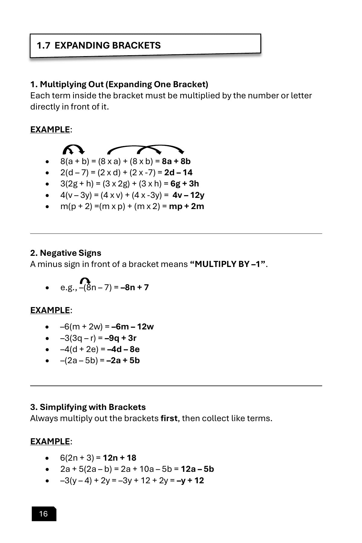 Maths Practice and Revision: Book 3 - Algebra, Sequences and BIDMAS