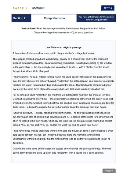 FSCE Style 11+ Practice Papers: Book 3