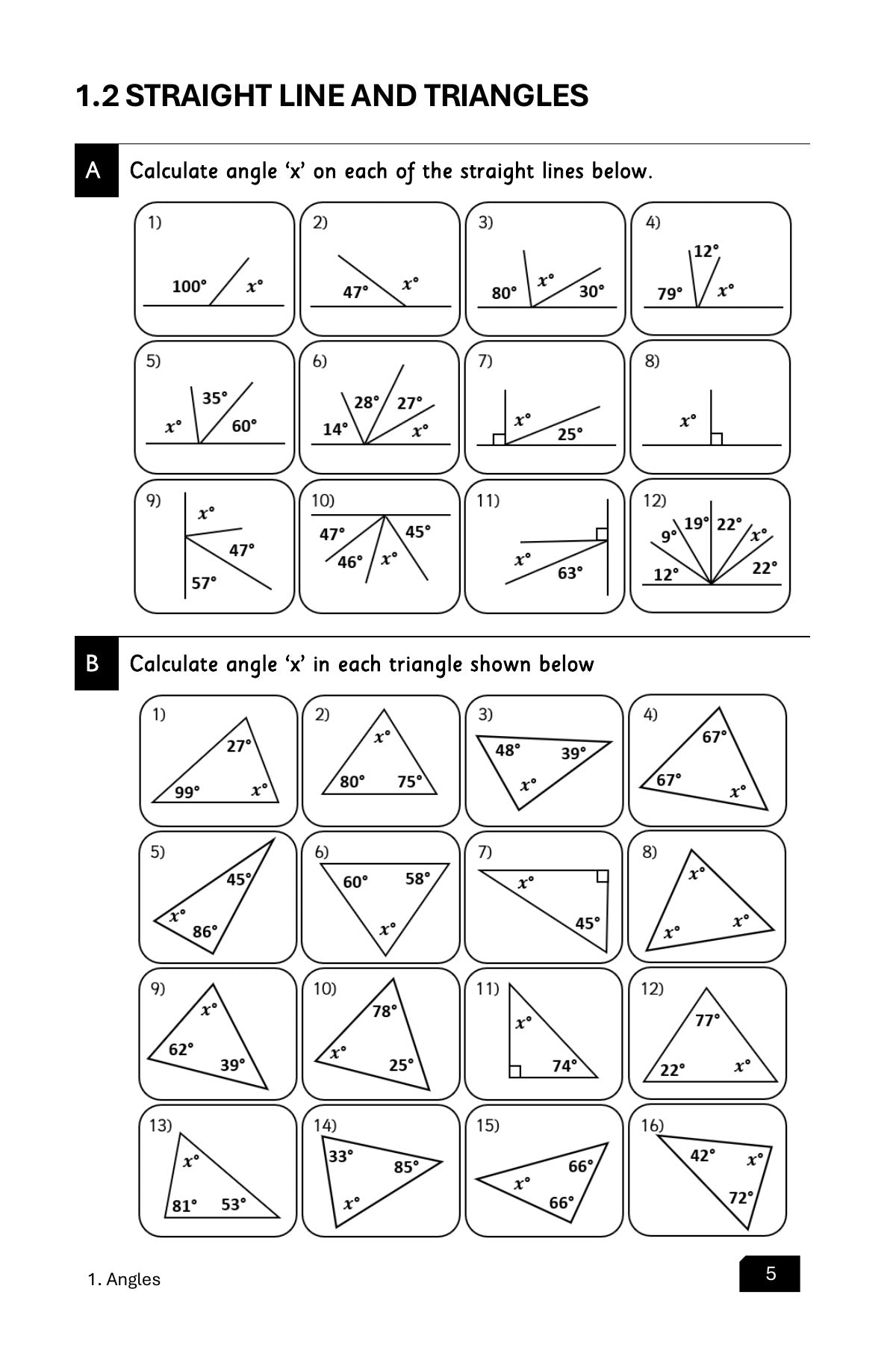 Maths Practice and Revision: Book 4 - Geometry, Area, Volume and Speed