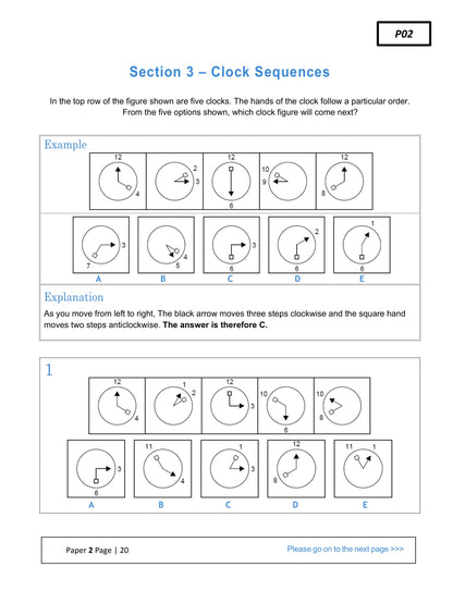 11+ Non-Verbal Reasoning Practice Papers: GL Format Book 1