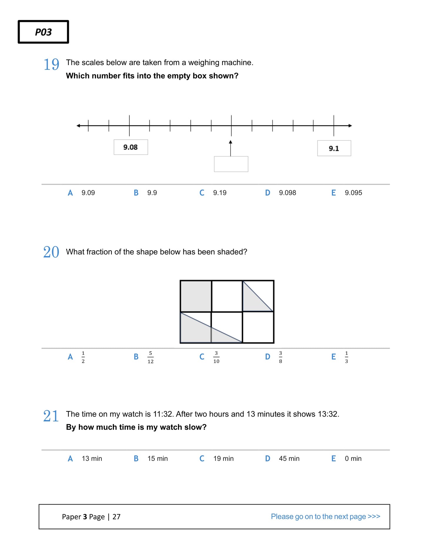 11+ Maths Practice Papers: GL Format Book 1