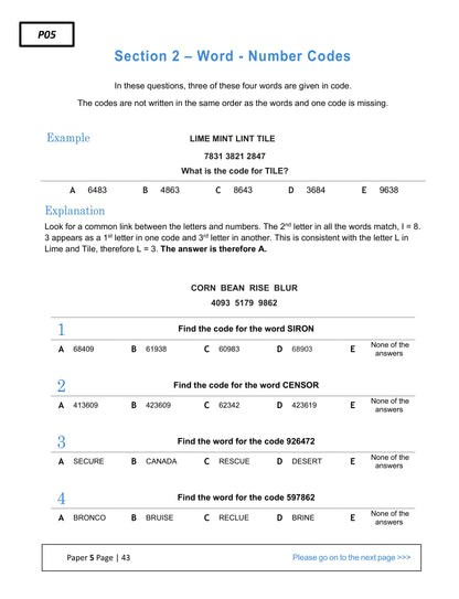 11+ Verbal Reasoning Practice Papers: GL Format Book 1