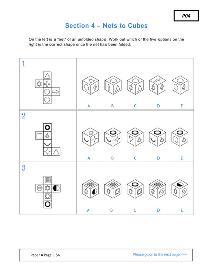 11+ Non-Verbal Reasoning Practice Papers: GL Format Book 1