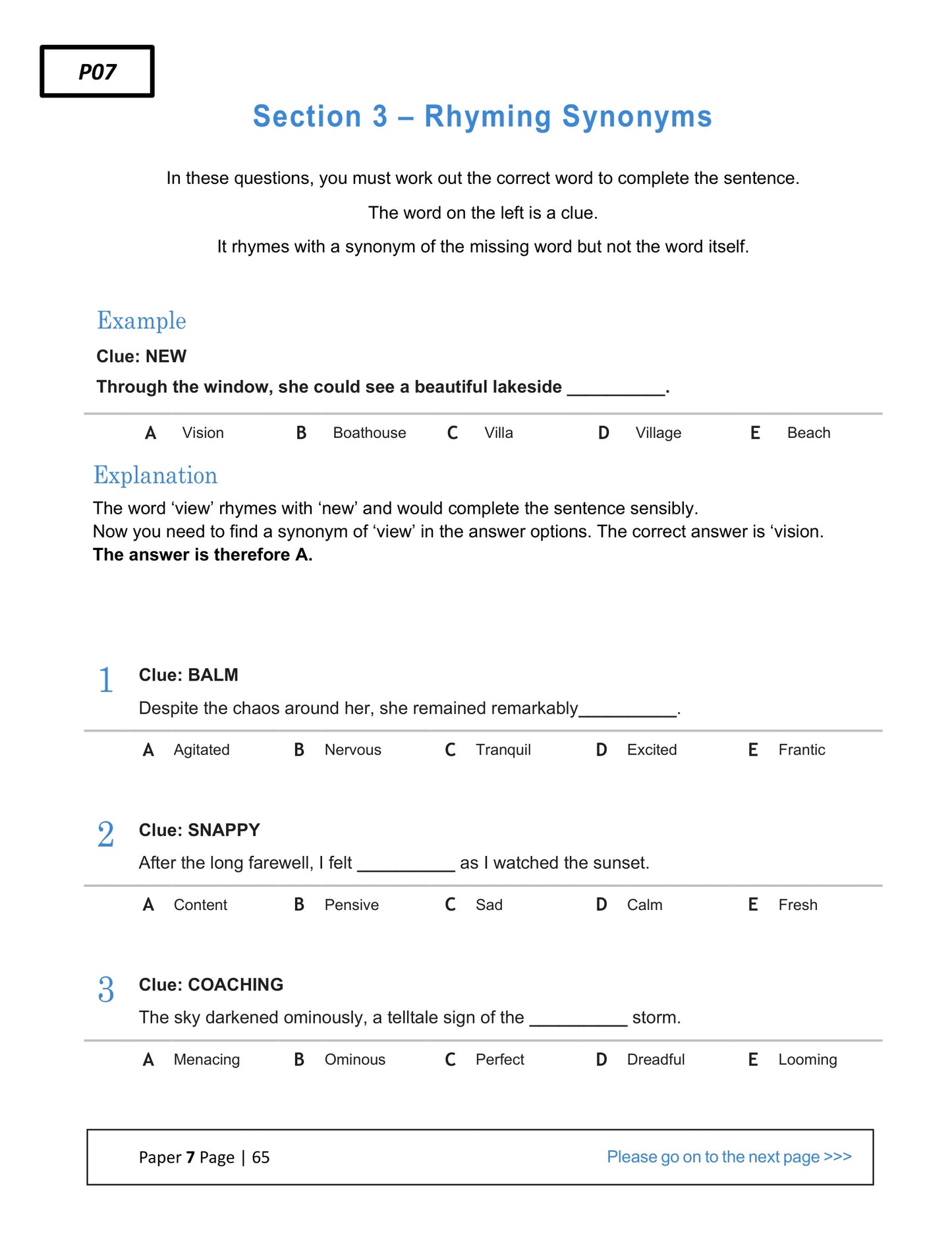 11+ Verbal Reasoning Practice Papers: GL Format Book 1