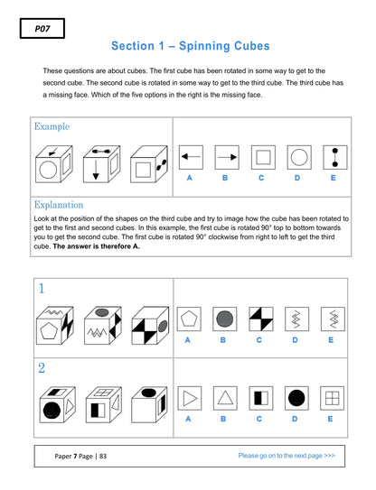 11+ Non-Verbal Reasoning Practice Papers: GL Format Book 1