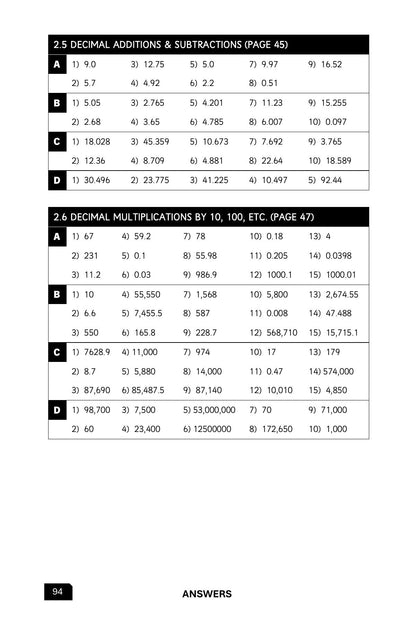 Maths Practice and Revision: Book 1 - Decimals, Fractions and Percentages