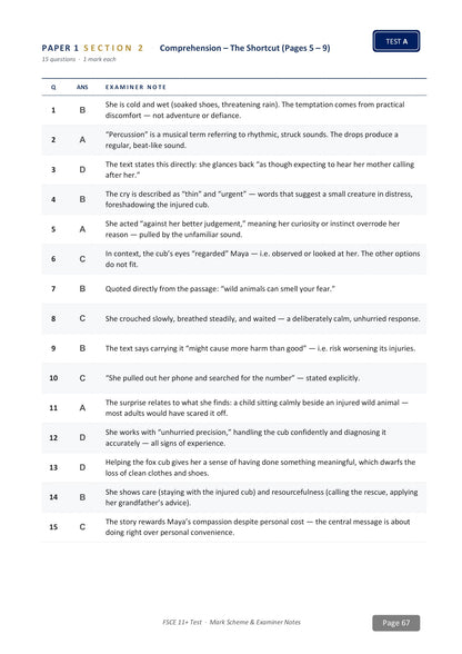 FSCE Style 11+ Practice Papers: Book 1
