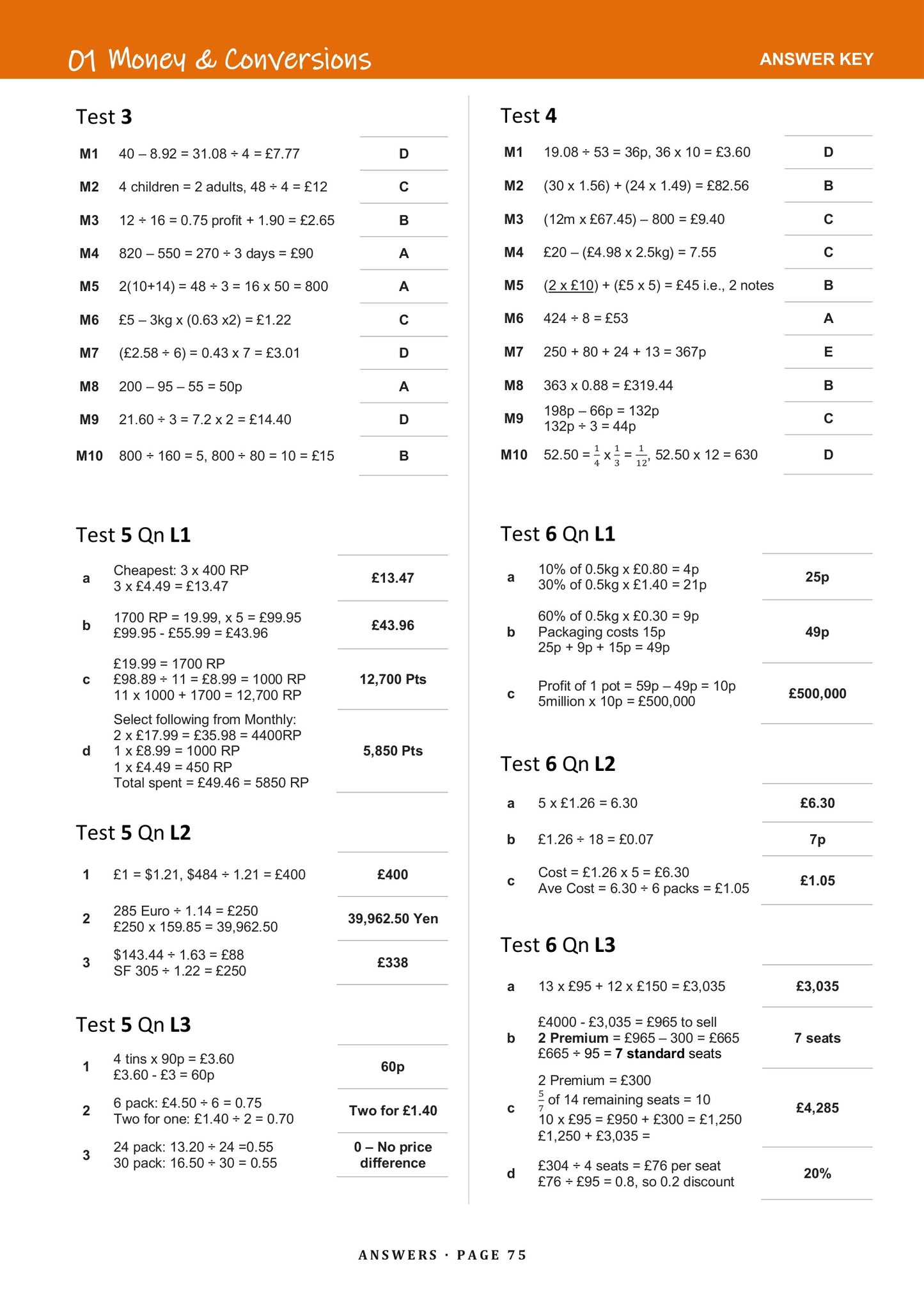 11+ Maths Topic Tests - Ages 10-11, Book 1