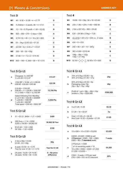 11+ Maths Topic Tests - Ages 10-11, Book 1