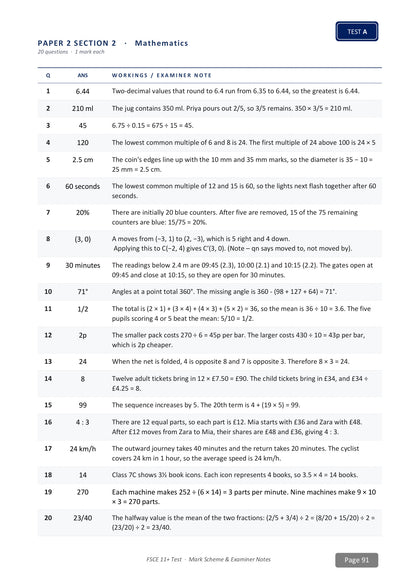 FSCE Style 11+ Practice Papers: Book 3