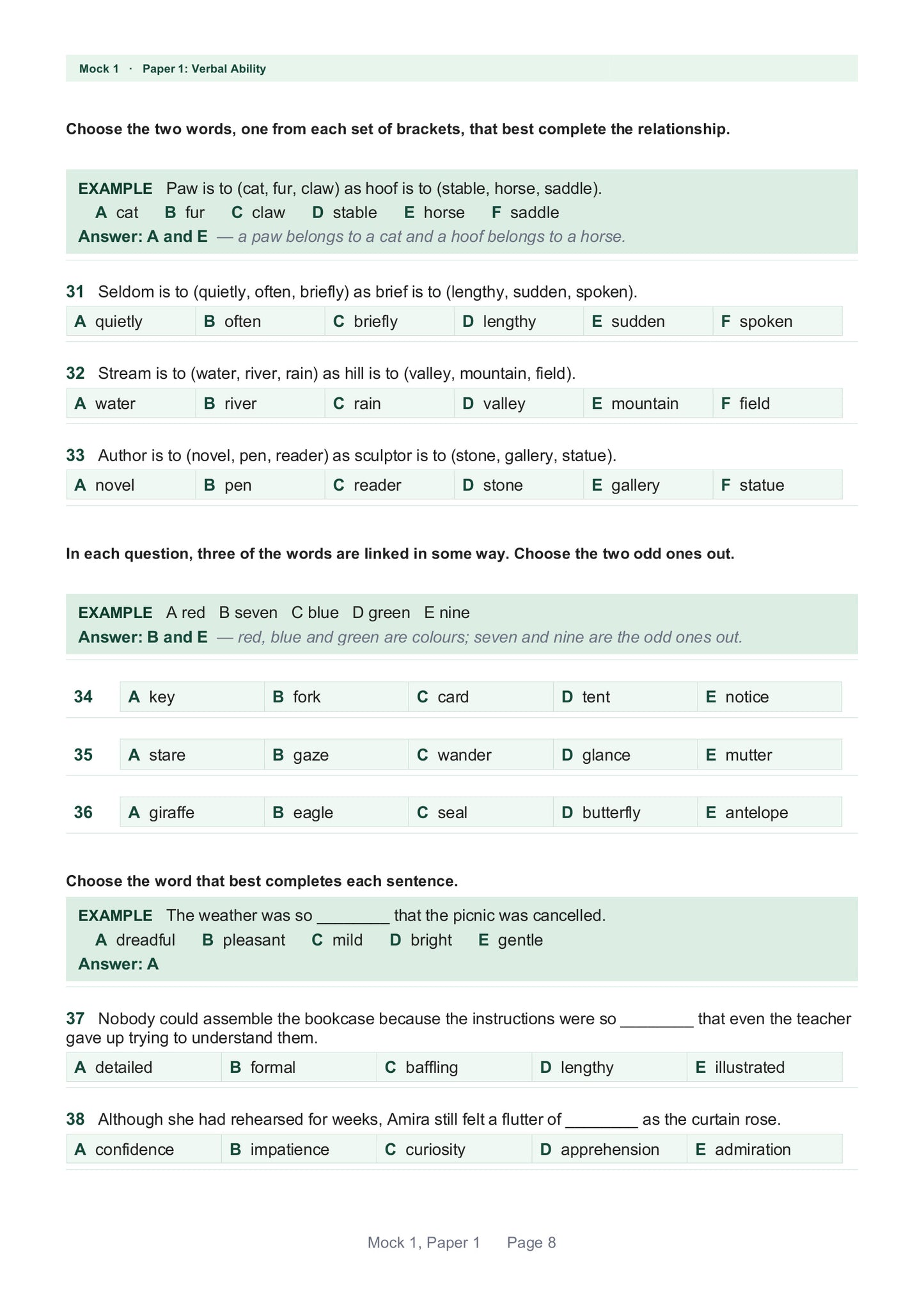 Bexley 11+ Selection Test: Book 1
