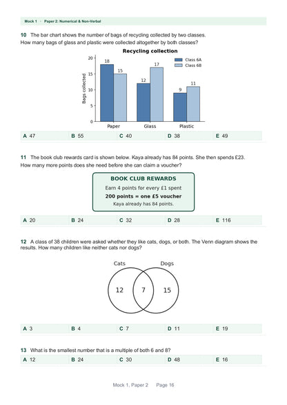 Bexley 11+ Selection Test: Book 1