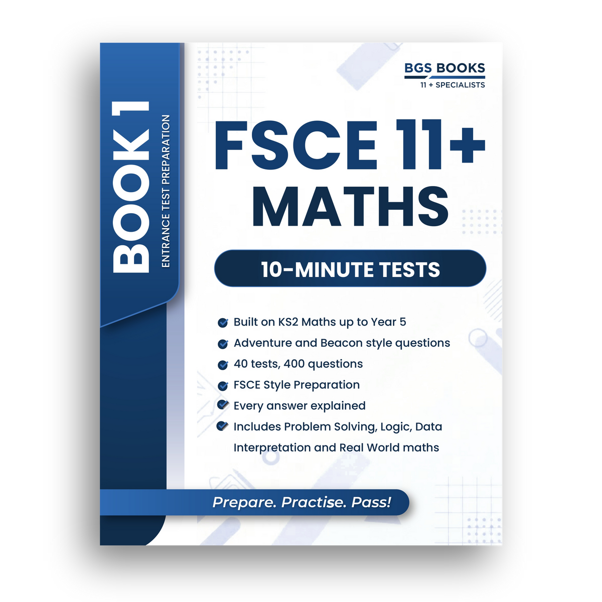 FSCE 11+ Maths 10-Minute Tests Book 1 front cover