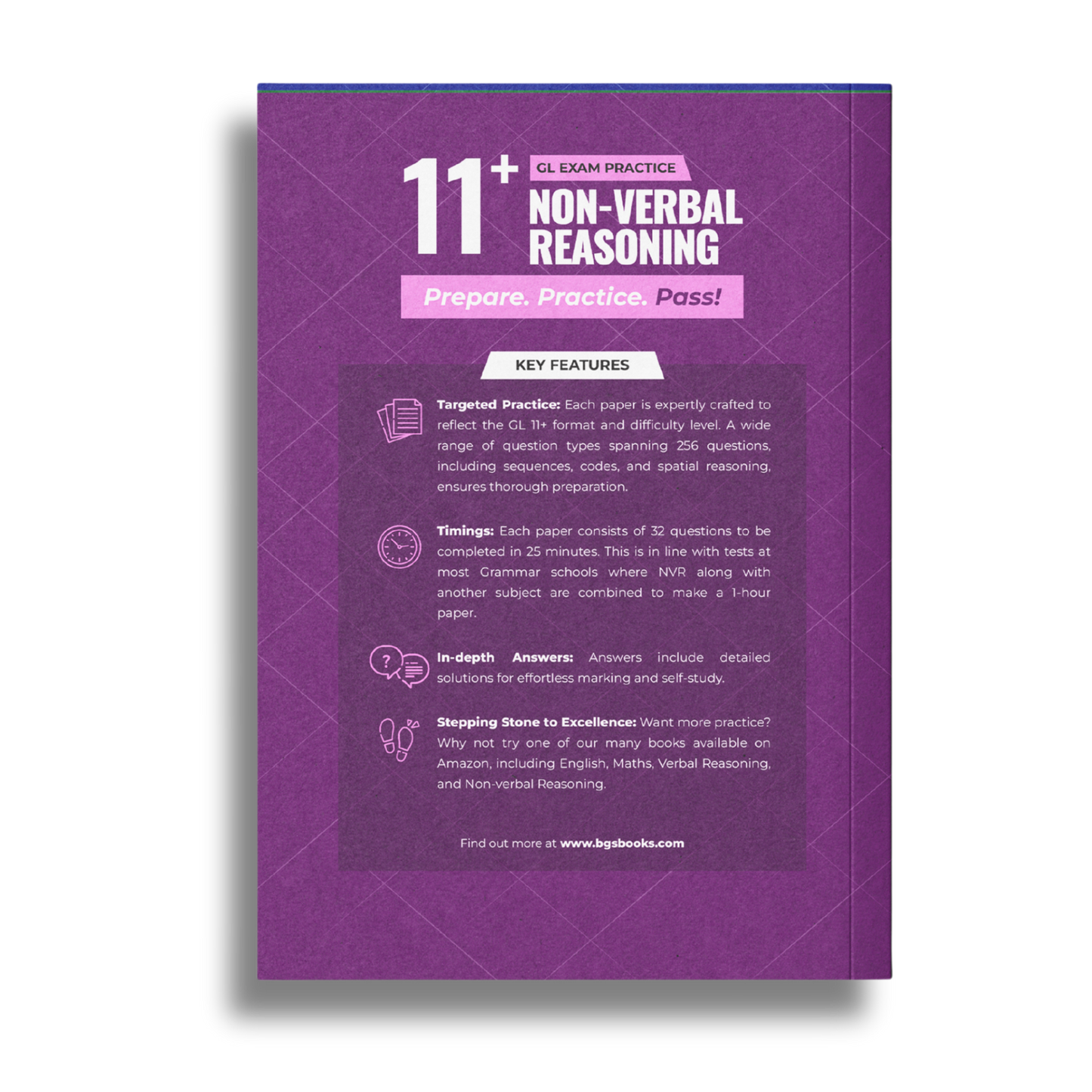 11+ Non-Verbal Reasoning Practice Papers: GL Format Book 1