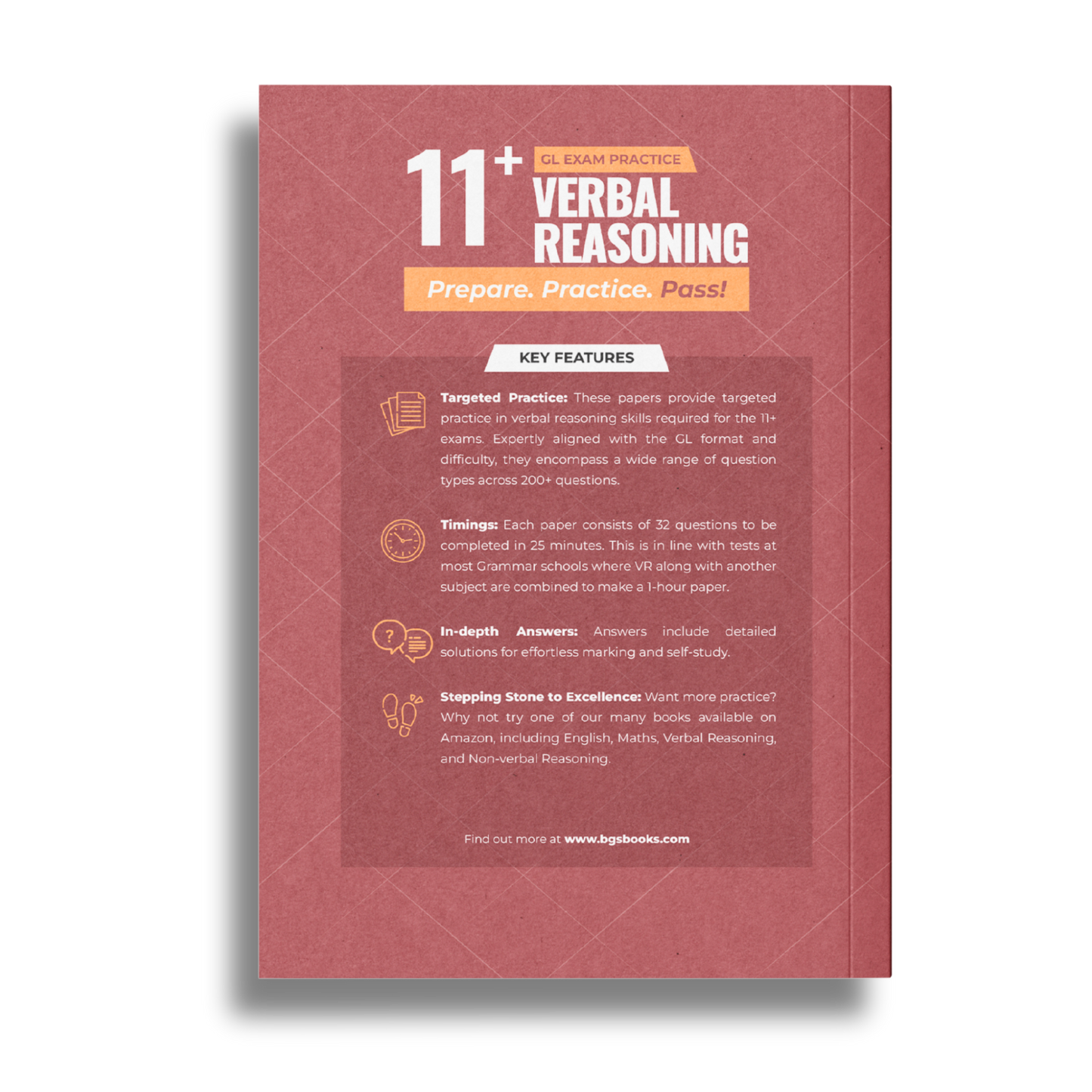 11+ Verbal Reasoning Practice Papers: GL Format Book 1