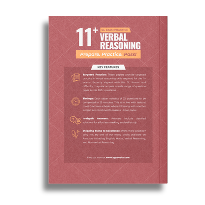 11+ Verbal Reasoning Practice Papers: GL Format Book 1
