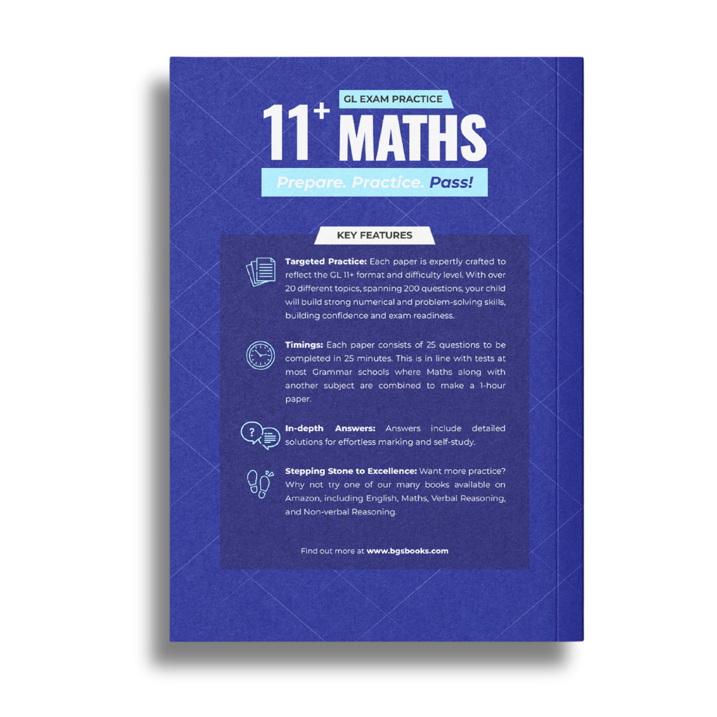 11+ Maths Practice Papers: GL Format Book 1