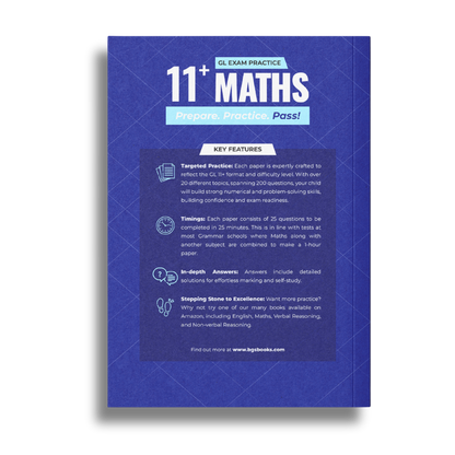 11+ Maths Practice Papers: GL Format Book 1