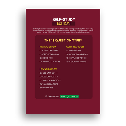 My Weekly 11+ Verbal Reasoning: Words, Meaning and Reasoning back cover