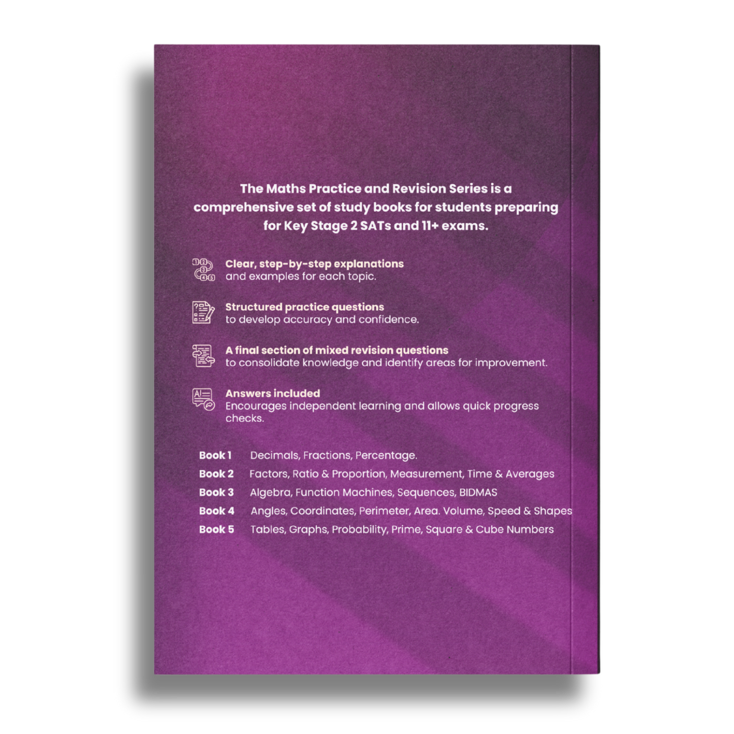 Maths Practice and Revision: Book 4 - Geometry, Area, Volume and Speed