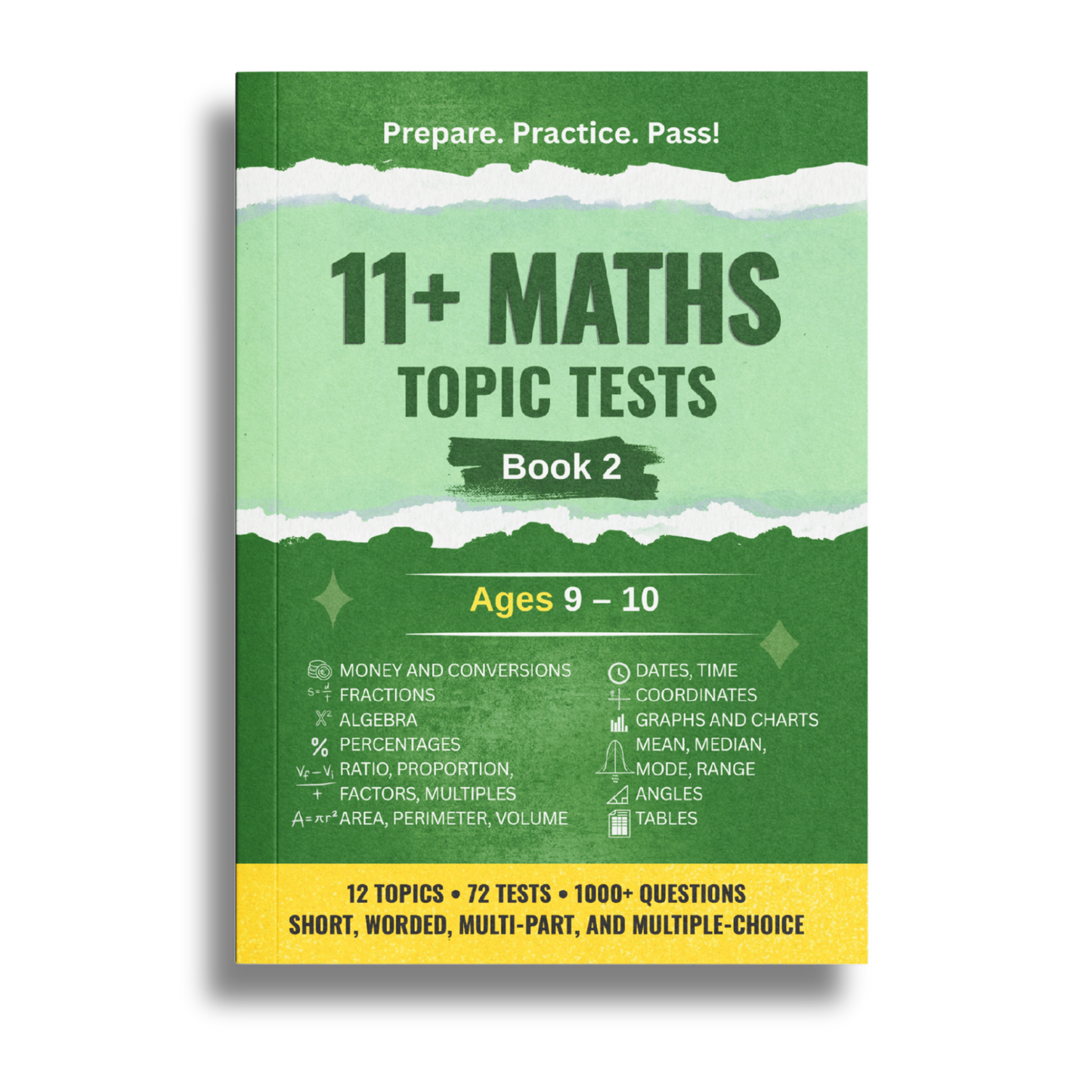 11+ Maths Topic Tests - Ages 9-10, Book 2