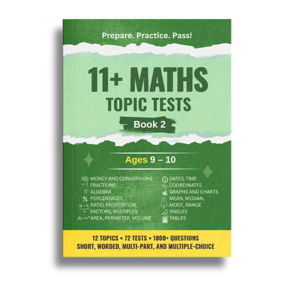 11+ Maths Topic Tests - Ages 9-10, Book 2