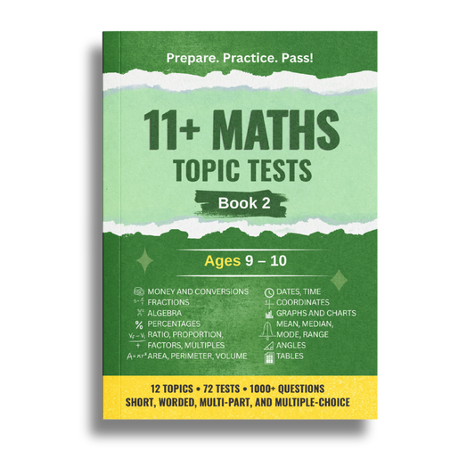 11+ Maths Topic Tests - Ages 9-10, Book 2