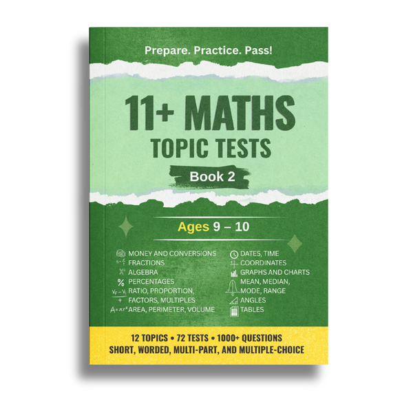 11+ Maths Topic Tests - Ages 9-10, Book 2