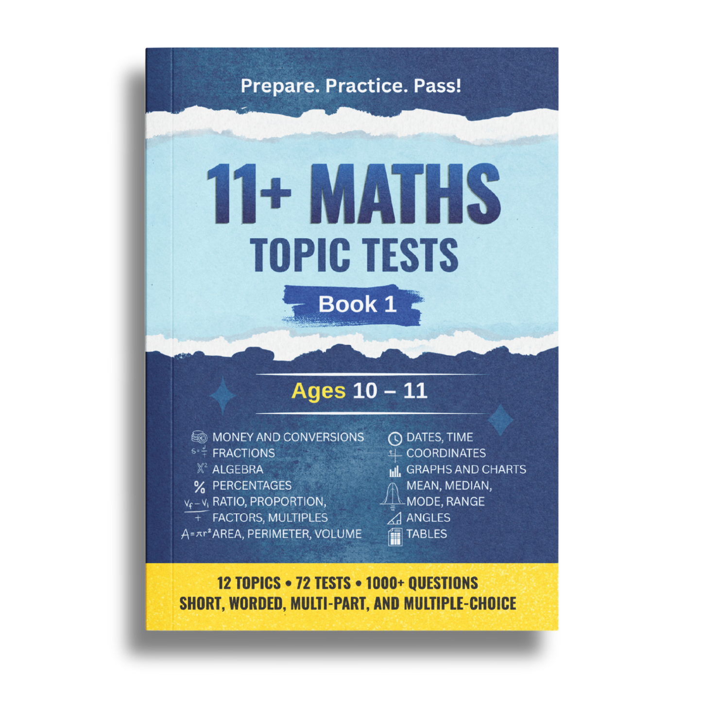 11+ Maths Topic Tests - Ages 10-11, Book 1