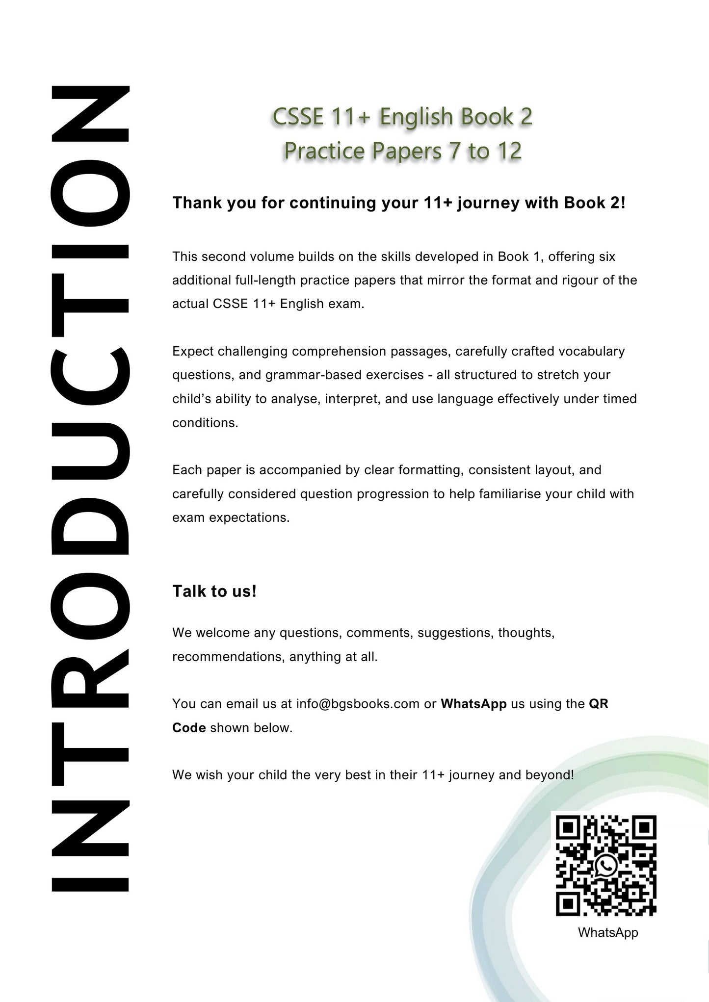 CSSE 11+ English Practice Papers: Book 2