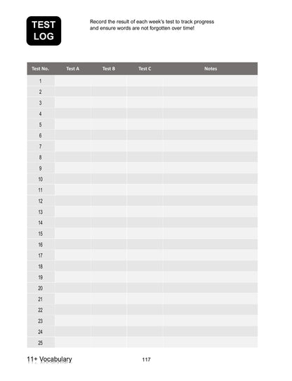 My Weekly 11+ Vocabulary: Book 1 (Ages 9-10)